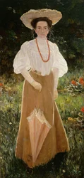 Mujer de pie