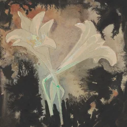 Dos flores (1902)  Cuadrado, de Leo Gestel