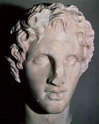 Cabeza de Alejandro Magno (356-323 a.C.)