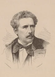 Retrato del compositor Olivier Métra 1830-1889