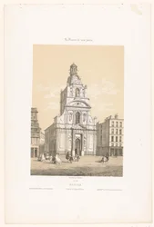 Vista de la iglesia Sainte-Croix en Nantes
Nantes. Vista de la iglesia de Santa Cruz (título en el objeto)
Hedendaags Frankrijk (título de la serie)
La France de nos jours (título de la serie en el objeto)