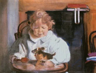Andriucha Bakst, hijo del artista (acuarela, gouache y aguada sobre papel)