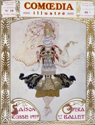 Bailarina de Ballets Rusos por Bakst, 