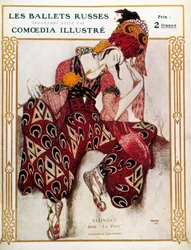 Diseño de vestuario para Nijinsky en el ballet 