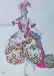 Diseño de vestuario para El Hada Clavel, de La Bella Durmiente