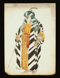 Diseño de vestuario para una bailarina de "Suite Arabe"