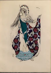 Diseño de vestuario para el ballet Artémis troublée de Paul Paray