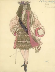 Diseño de vestuario para el ballet La Bella Durmiente de P. Tchaikovsky