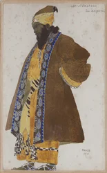 Diseño de vestuario para la obra El martirio de San Sebastián de Gabriele D