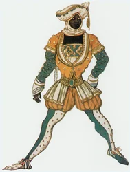 Boceto de vestuario para un personaje del ballet " La leyenda de ...