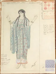 Dama de compañía, diseño de vestuario para 
