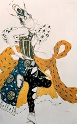 Peri Natasha Trouhanova, diseño de vestuario para La Peri música de Paul Dukas, 1911