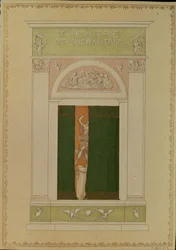 Portada del programa de ballet contemporáneo, 1902