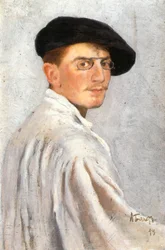 Autorretrato (óleo sobre cartón)