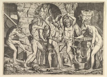 Venus en la Fragua de Vulcano, 1546-47