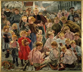 Los niños (pintura sobre lienzo)