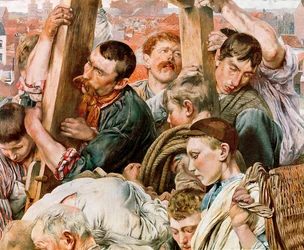 Las edades del trabajador, (detalle)