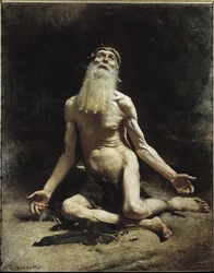 Job - pintura de Léon Bonnat (1833-1922)