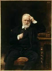 Retrato del escritor francés Victor Hugo (1802-1885)