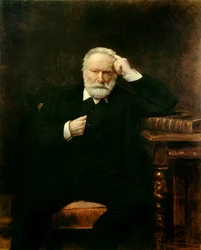 Retrato del escritor francés Victor Hugo (1802-1885). Pintura de Léon Joseph Bonnat (1833-1922), 1879. Sol. 1,38 x 1,1 m