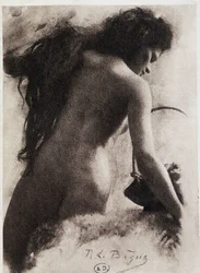 Boceto (espalda femenina) por Le Bègue en 