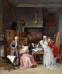 El estudio del coleccionista