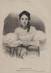 Retrato de Juliette Drouet 1806-1883, 1832