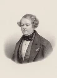 Retrato del compositor Auguste-Mathieu Panseron 1796-1859, 1850