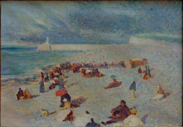 Escena en la playa