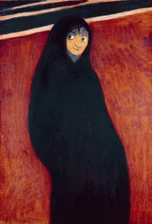 Figura con capucha