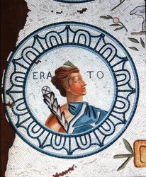 Erato, musa de la poesía y la poesía lírica