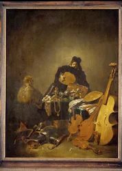 Vanitas (pintura sobre madera de roble)