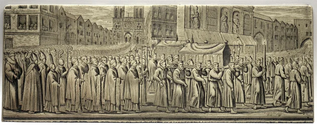 Procesión de la Caza de Santa Genoveva - por Leonard Gaultier