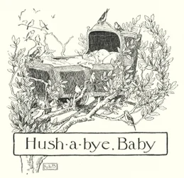 Hush-a-bye, bebé, en la copa del árbol