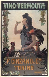 Publicidad de Vino-Vermut, c.1900 (impresión)