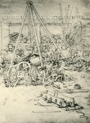 Una escena en un arsenal, c1485-1490, 1943