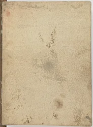 Código sobre el vuelo de los pájaros, c. 1505-06, manuscrito en papel, cc. 18, Cubierta I