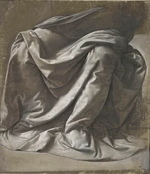 Drapería para una figura sentada