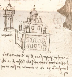 Dibujo de proyectos para castillos y villas, c1472-c1519 1883