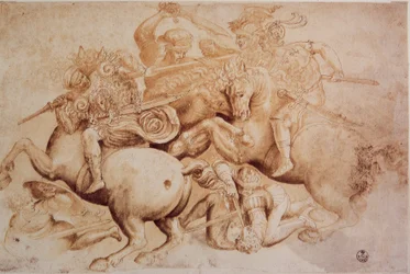 Leonardo da Vinci: Copia de la Batalla de Anghiari