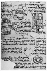 Boceto para el Castillo de Romorantin, 1517-1518