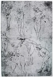 Estudios para La adoración de los Magos, siglo XV, 1954