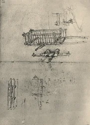 Estudios de un carro, etc., c1480 1945