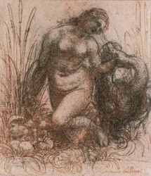 Estudio para Leda y el cisne