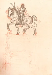 Estudio para el Monumento Sforza, c1482-c1499 1883