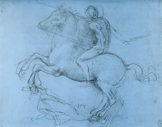 Estudio para el Monumento Sforza, c1488-1493 1954