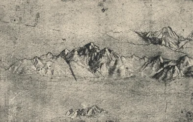 Estudio de cordilleras, c. 1480