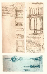 Tres dibujos arquitectónicos, c1472-c1519