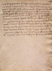Extracto sin firmar del Codex Trivulzianus
