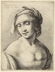 Mujer con redecilla
